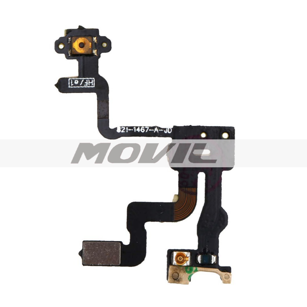 Replacement High quality Proximity Light Sensor Power Button Flex Cable Ribbon For iPhone 4S